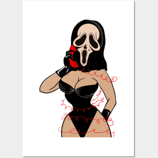 scream pin up Posters and Art